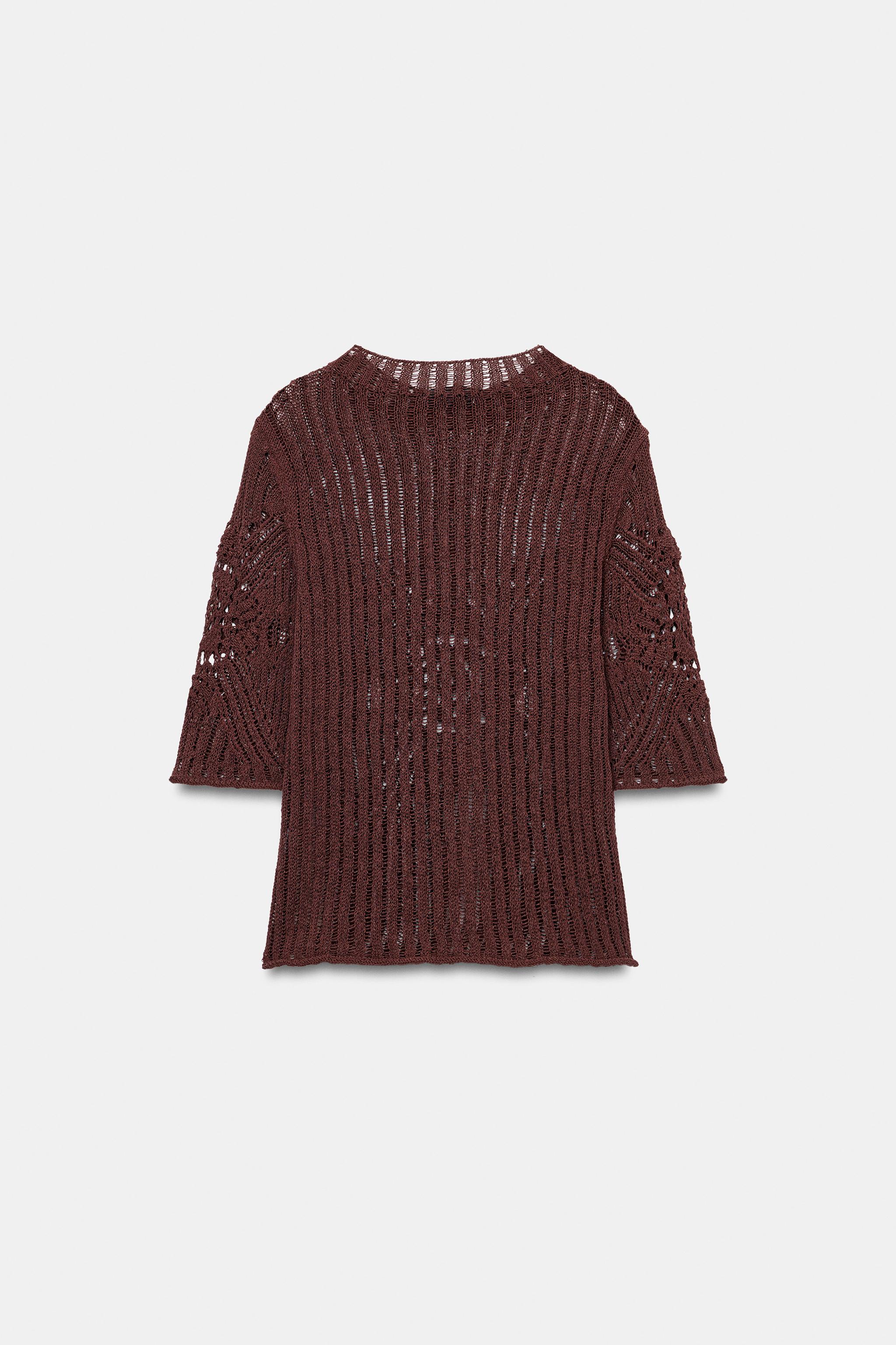 SHORT SLEEVE KNIT JUMPER